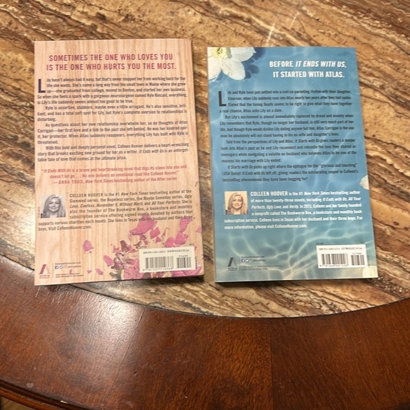 Colleen Hoover novel bundle it starts with us and it ends with us. - Picture 2 of 2
